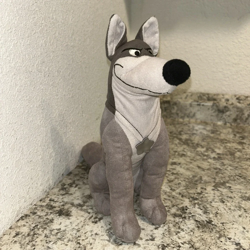 ORIGINAL THUNDERBOLT DOG PLUSH 101‎ DALMATIANS GERMAN SHEPHERD DISNEY STORE USA